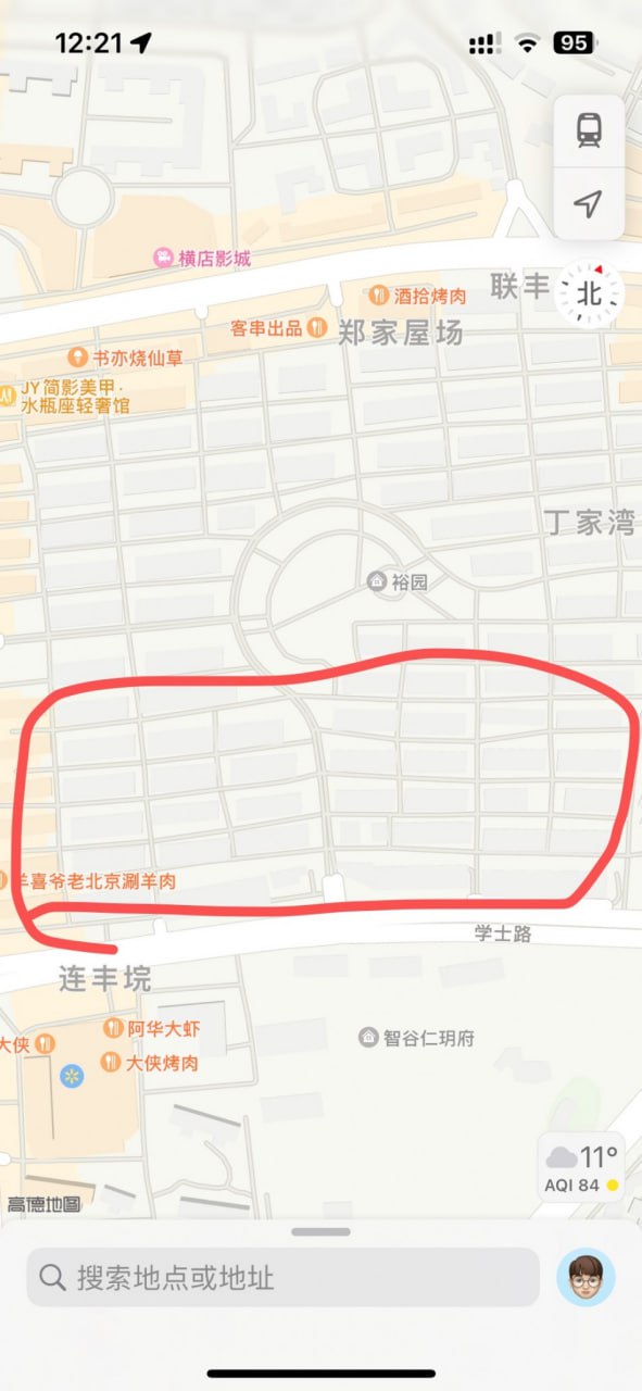 岳麓区裕园 维也纳旁边进去往里